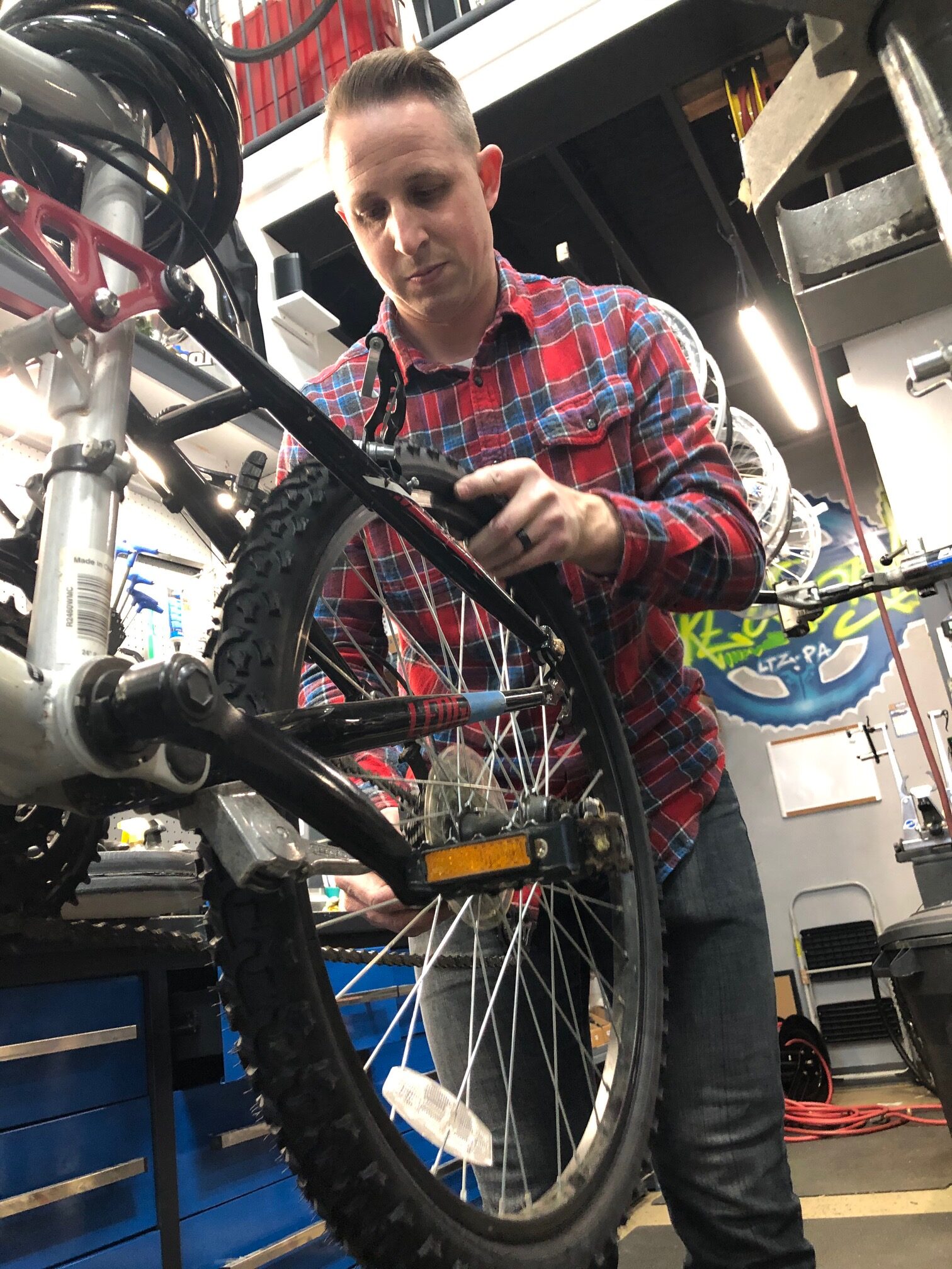 eric service Lititz Bikeworks