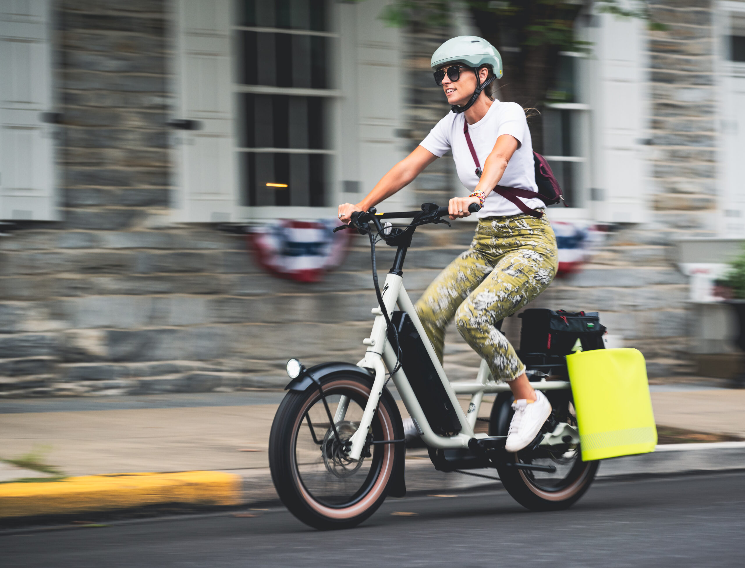 Electric assist bikes can be used for everything from casual rides to commuting to trips to the grocery store!