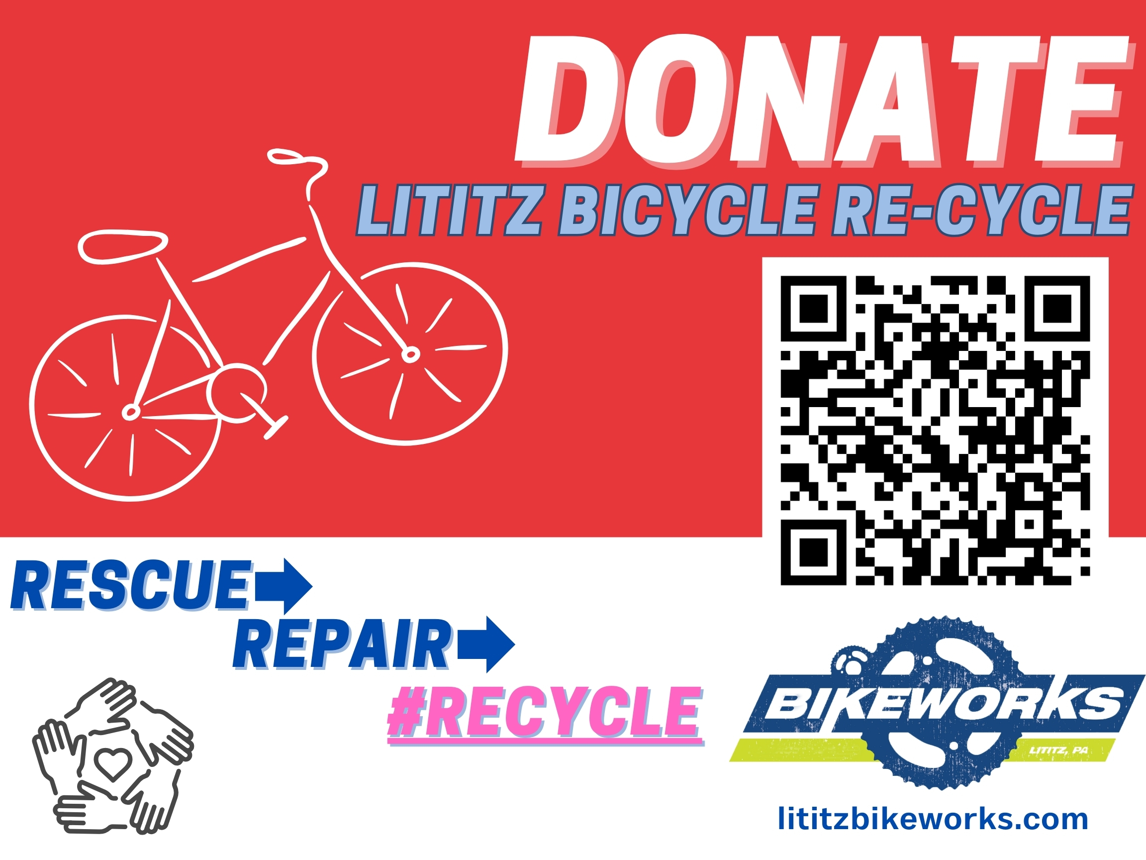 Lititz Bicycle Re-Cycle takes your old bike that you no longer ride and finds a worthy home for it.