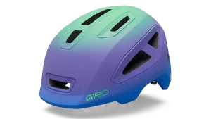 The Giro Scamp II kids helmet is Giro's smallest helmet designed for young (or future) riders but it still goes big with features and style. Taking design cues from adult helmets like Manifest Spherical, this lightweight in-mold helmet features impact-dissipating EPS foam with a sturdy polycarbonate shell, plus 13 vents for efficient cooling power. The Roc Loc® Junior fit system provides extra adjustability with a simple-to-use dial for several years of head protection for fast-growing rippers. The XS is designed for riders aged 1 and older while the Small is for riders aged 5 and older. Whether they're rolling along in a trailer or powering the pedals themselves, Scamp II is going to make kids want more bike time.