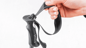 The VOYAGER is a reliable, timeless, economical choice for hiking adventures. Positive Angle soft-touch grip with easily adjustable lock security strap.