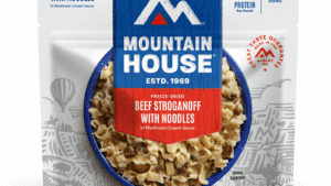 If you are always on the go, you might need to find a way to harness all the power of a protein-packed meal to fuel your outdoor adventures, or even indoor ones. With 22 percent of your daily protein requirement per serving, our Beef Stroganoff with Noodles is exactly the protein power punch you need. It features the perfect blend of sour cream, mushrooms and spices to compliment the noodles and beef for a fast meal that is also tasty and filling. Our pouch allows you to prepare and savor this delicious medley of flavors in one pouch for the ultimate convenient meal. Just add water directly to the pouch and enjoy a tasty dish in the backcountry in less than 10 minutes. Eat straight from the bowl-like pouch. No extra cleanup!