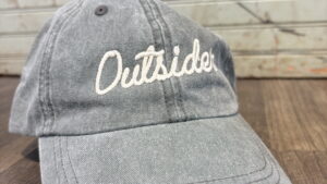 100% organic cotton Lititz Outsider Baseball Cap