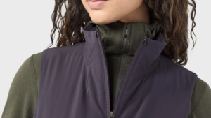 Morning fitness gets frigid as the weather turns, but our Fernos Vest provides measured, breathable warmth to keep grinding out miles in frosty weather or gaining vertical. This highly aerobic, highly efficient vest warms with 40 grams of PeakFill® Active, a synthetic circular filament fill that warms when wet and lofts back quickly when pulled from a pack. The sleek silhouette slides just as easily over a fleece or baselayer as under an outer shell layer.